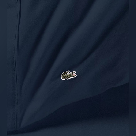 LACOSTE HOME
Solid 100% Cotton Percale Sheet Set, Queen - Picture 2 of 4